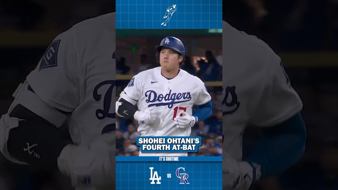Shohei Ohtani's Fourth At-Bat VS Rockies Game 3