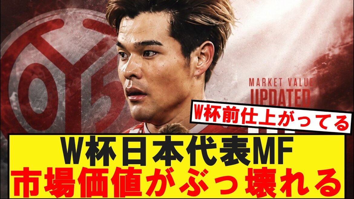 World Cup Japan national team midfielder market value crashes wwwwwww
