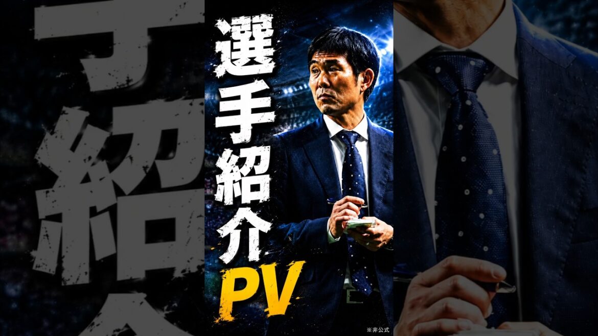 World Cup 2026 Japan Soccer National Team member introduction PV[unofficial]