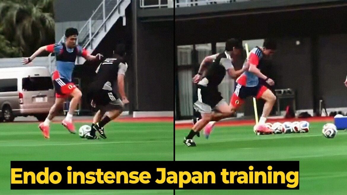 Wataru Endo TROLLS Japan coach in crazy training ahead of the 2026 World Cup!