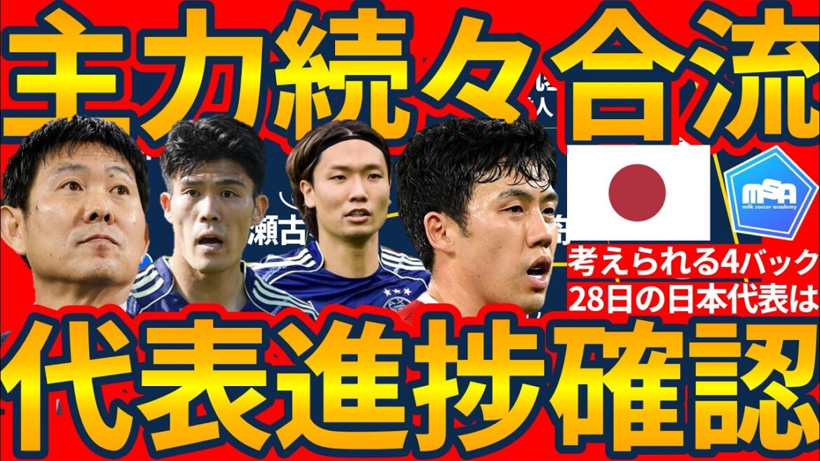 [Wataru Endo/Kiyoshi Itakura/Takehiro Tomiyasu join│Japan National Team]Two days left until the game against Iceland...10 players still haven't joined yet? ! Is it possible to adopt a 4-back option if you think about the merge group? !