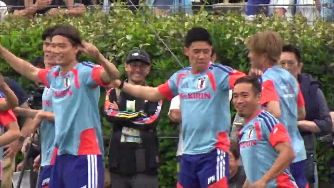 Keito Nakamura Ritsu Doan Kaishu Sano Yuto Nagatomo Maya Yoshida Takehiro Tomiyasu Akira Itakura Makoto Hasebe Japan National Team Public Practice[Japan National Soccer National Team]SAMURAI BLUE 2026/05/28 On-site observation