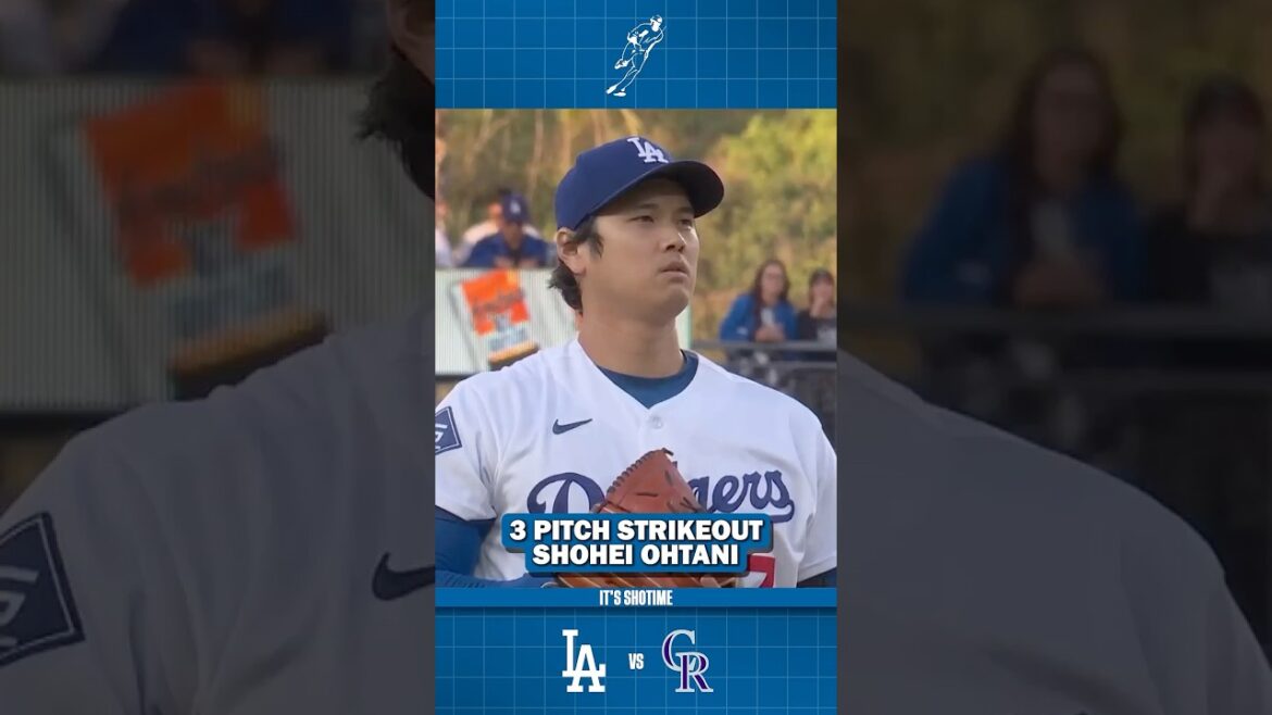 Shohei Ohtani Needs Only 3 Pitches For Strikeout