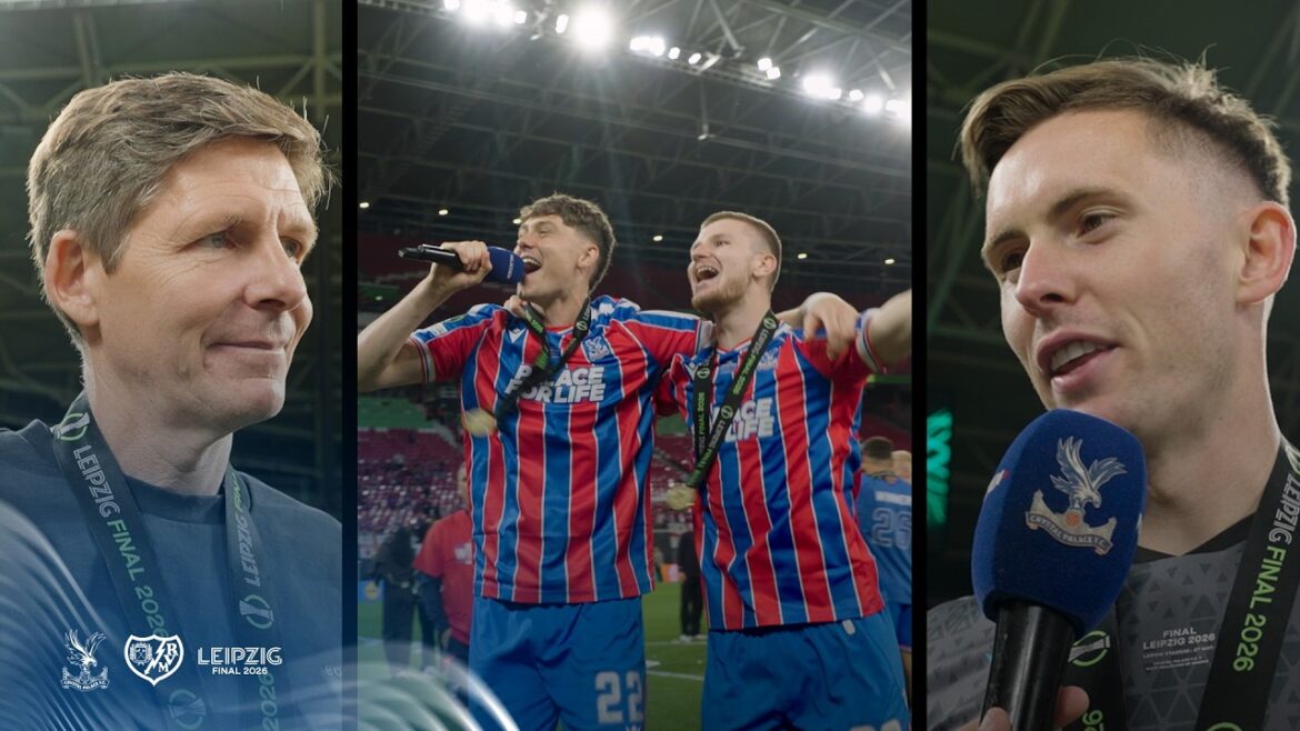 EVERY interview from the post-match celebrations! 🏆 | Palace 1-0 Rayo Vallecano | Conference League