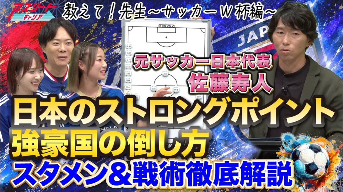 [How to defeat a powerful country]Why can the Japanese national soccer team win? ｜Hito Sato thoroughly explains the latest starting lineup and tactics