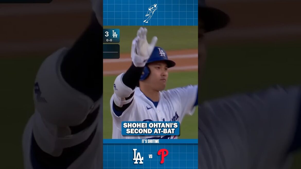 Shohei Ohtani's Second At-Bat VS Phillies Game 1