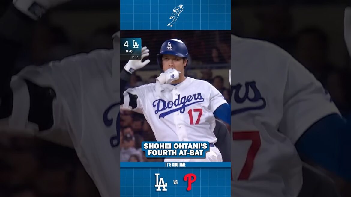 Shohei Ohtani's Fourth At-Bat VS Phillies Game 1