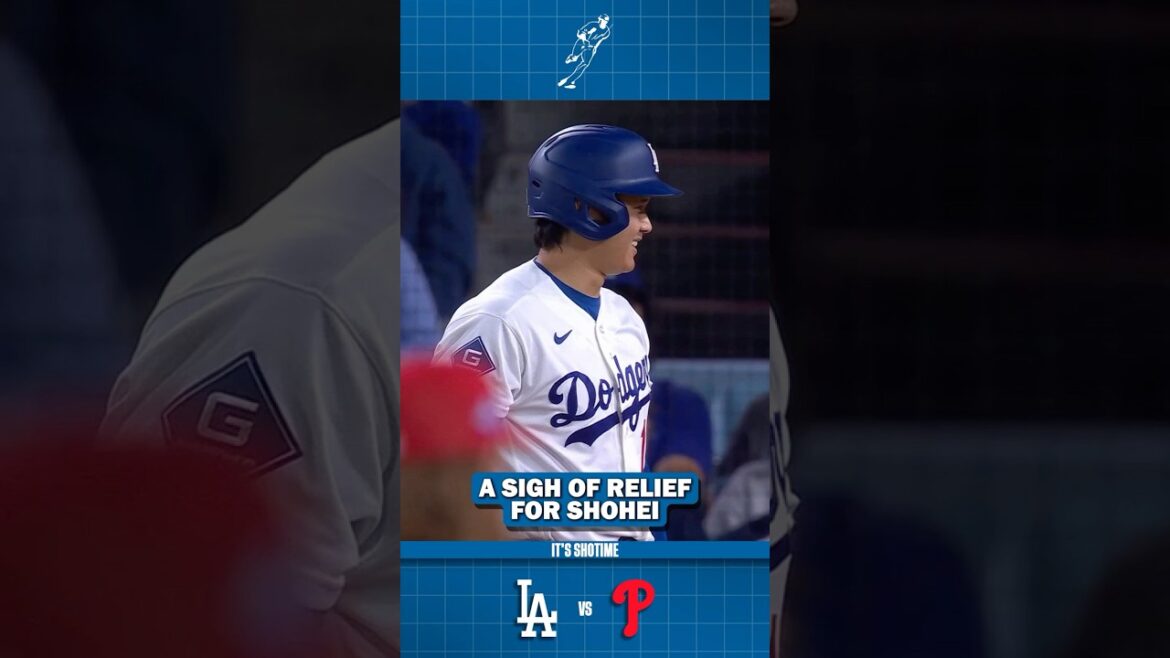 Shohei Ohtani Sighs In Relief After Foul Ball Nearly Hits The Dugout