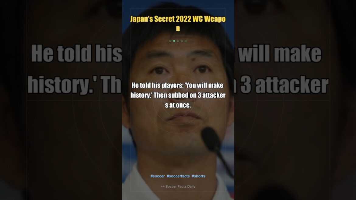 Japan's Coach Said 5 Words at Halftime… Then They ELIMINATED Spain & Germany 🤯⚽ #Shorts