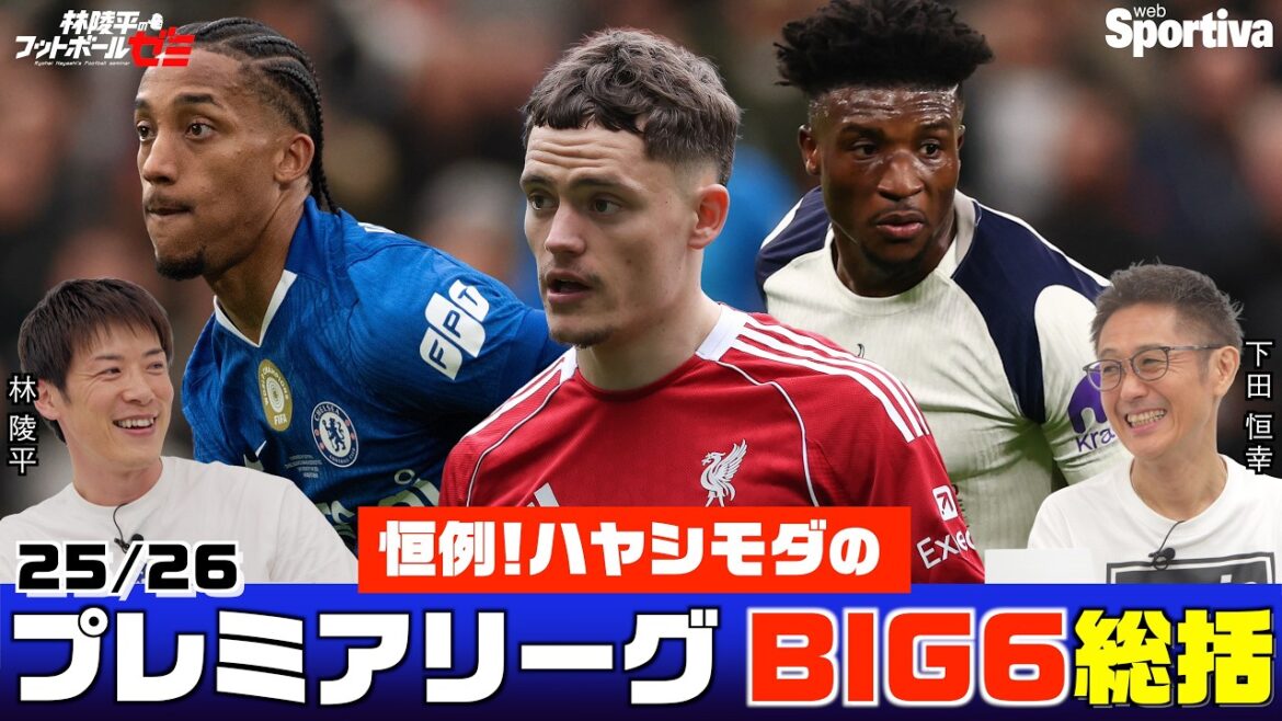 [Premier League 25/26]BIG6 summary! Part 2 Ryohei Hayashi x Tsuneyuki Shimoda Ryohei Hayashi's Football Seminar #101-2