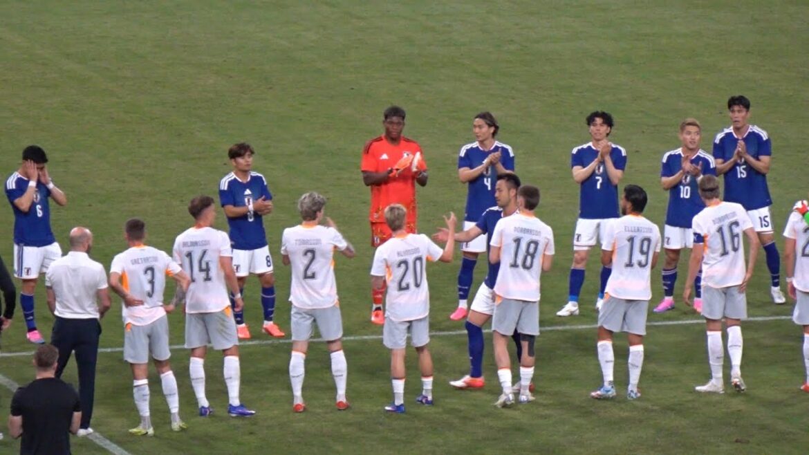 Breaking news ❗️ Maya Yoshida retires from the national team. Ceremony during match Japan National Team vs. Iceland[Japan National Soccer National Team]World Cup send-off match samurai blue Iceland🇮🇸2026/05/31 Local video