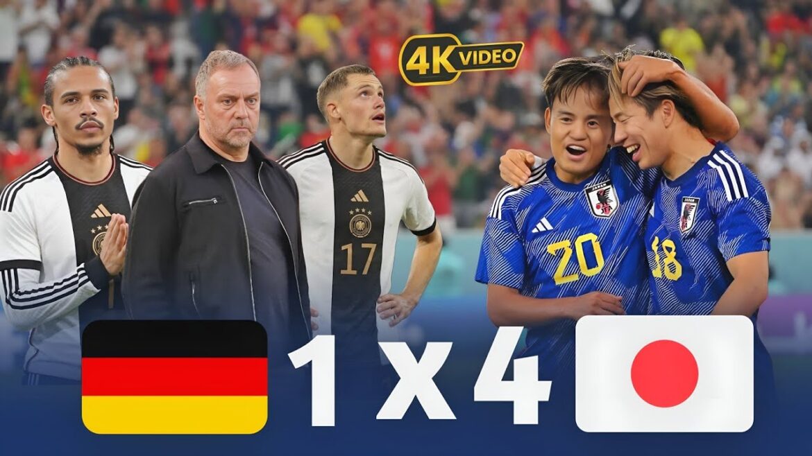 Japan humiliates Germany with a historic quadruple 😱 🔥 ❯ Japan 4-1 Germany 🥶⚡ [ اهانه ستكتب في التاريخ ] 4k