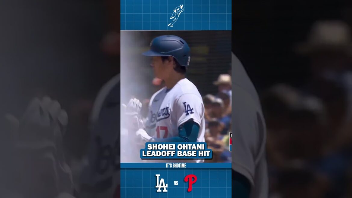 Shohei Ohtani Starts The Game With A Hit