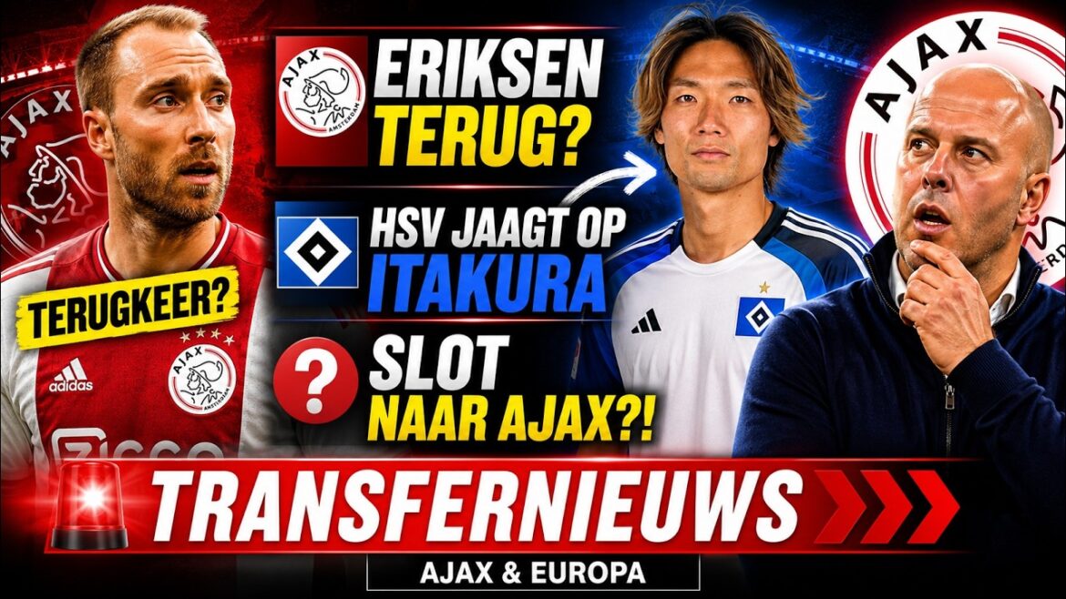 Return for Christian Eriksen | Is Slot an option for Ajax | HSV follows Itakura