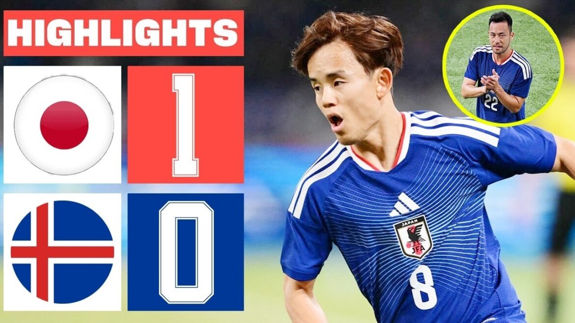 Japan vs Iceland 1-0 Highlights - World Friendly Football 2026