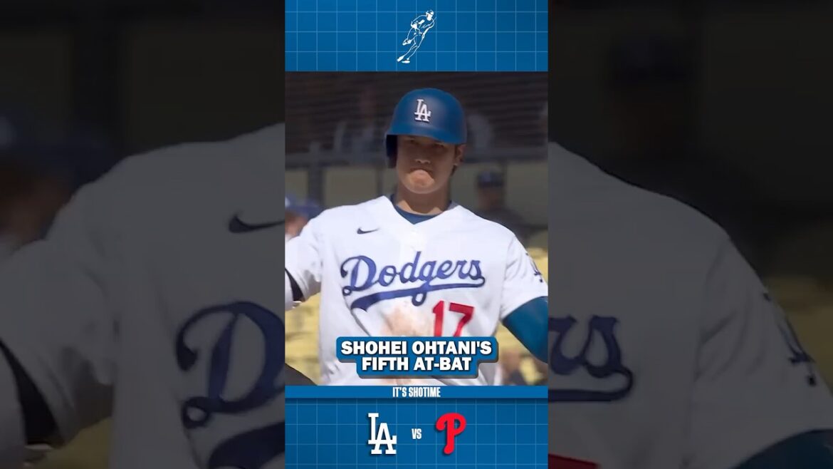 Shohei Ohtani's Fifth At-Bat VS Phillies Game 3