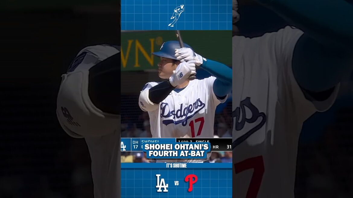Shohei Ohtani's Fourth At-Bat VS Phillies Game 3