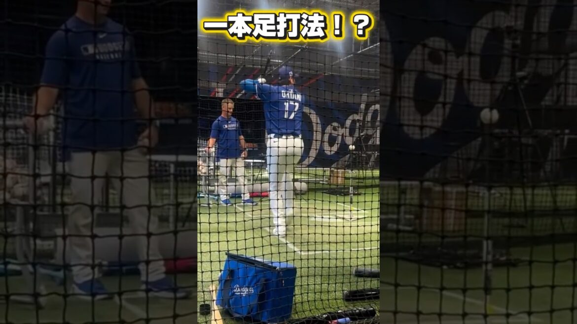 [The return of Sadaharu Oh! ? ]Shohei Otani hits with one leg