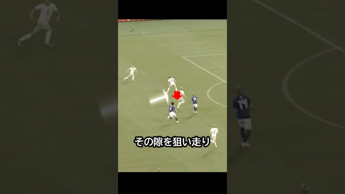 It's a high speed counter! The day when Aoi Tanaka, Takefusa Kubo, Junya Ito and Kiyo Ueda of the Japanese national soccer team combined perfectly to corner Iceland! #soccer
