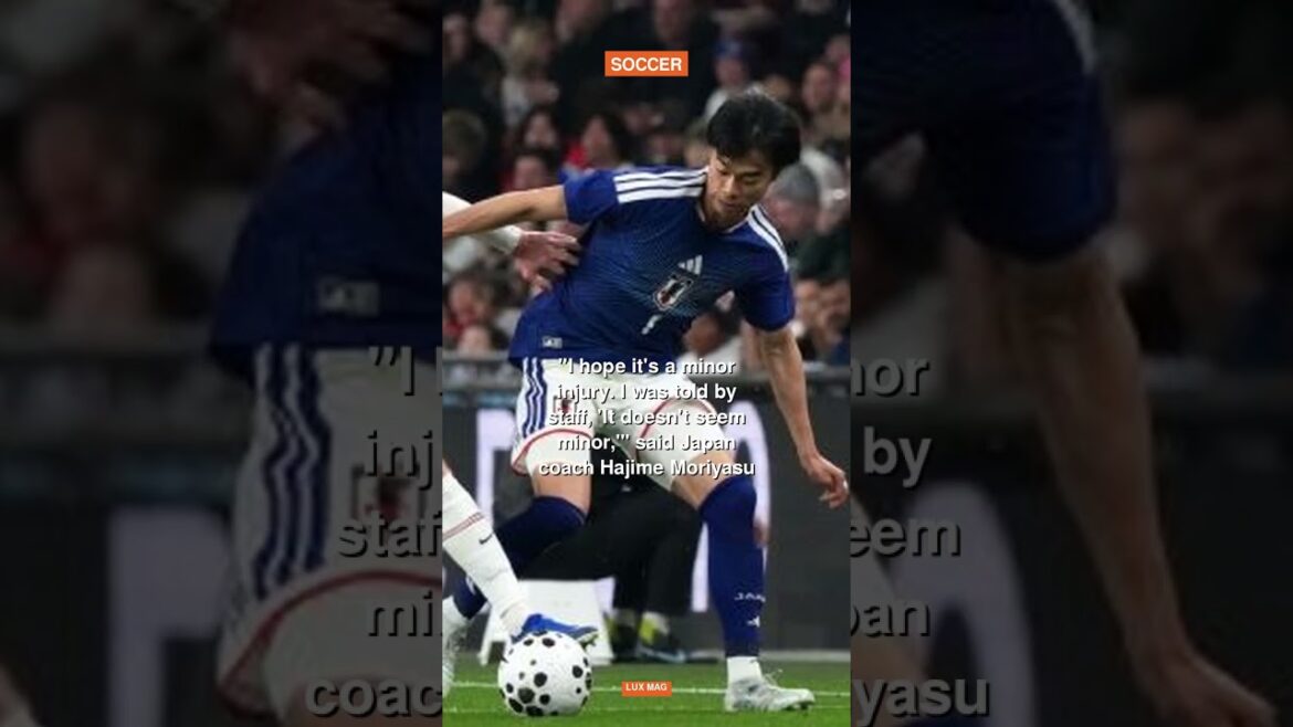 Japan waits on star Mitoma's fitness for World Cup after injury in Brig #shorts