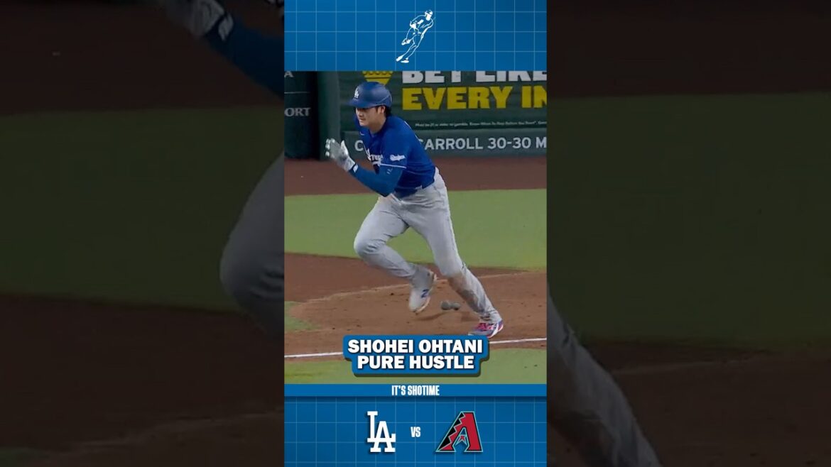Shohei Ohtani Hustles Out Infield Hit