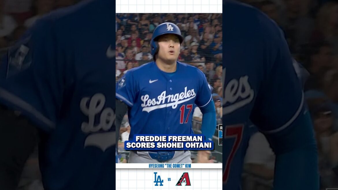 Freddie Freeman Scores Shohei Ohtani On Groundout