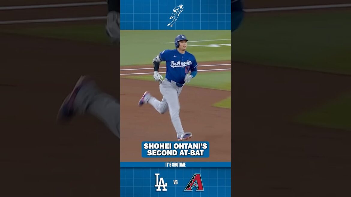 Shohei Ohtani's Second At-Bat VS D-Backs Game 1