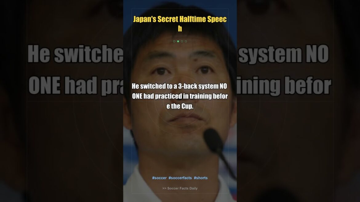 Japan's Coach Went ROGUE at Halftime vs Germany — and It Actually Worked 🤯⚽ #Shorts