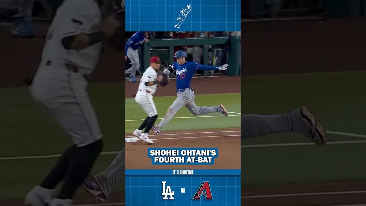 Shohei Ohtani's Fourth At-Bat VS D-Backs Game 1