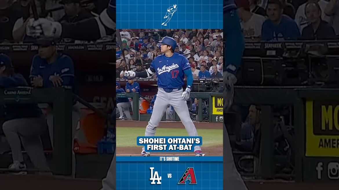 Shohei Ohtani's First At-Bat VS D-Backs Game 1
