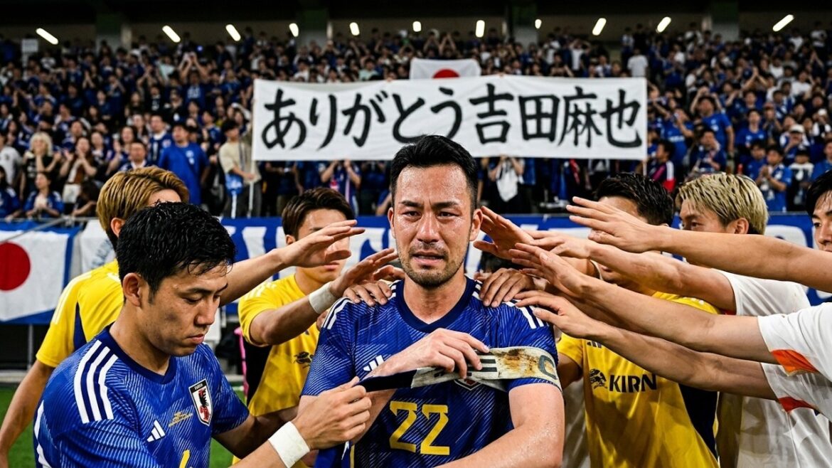 [Tearful retirement]Maya Yoshida's moment of inheriting the captain's mark made players and supporters cry!