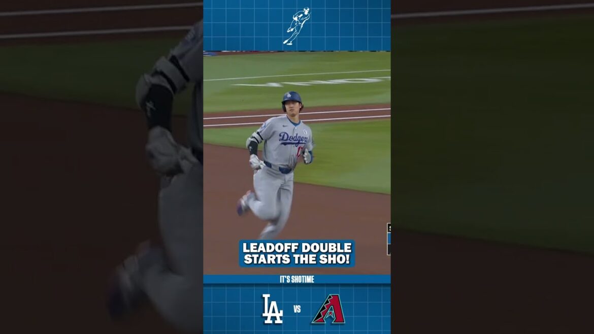 Shohei Ohtani Starts The Game With A Double