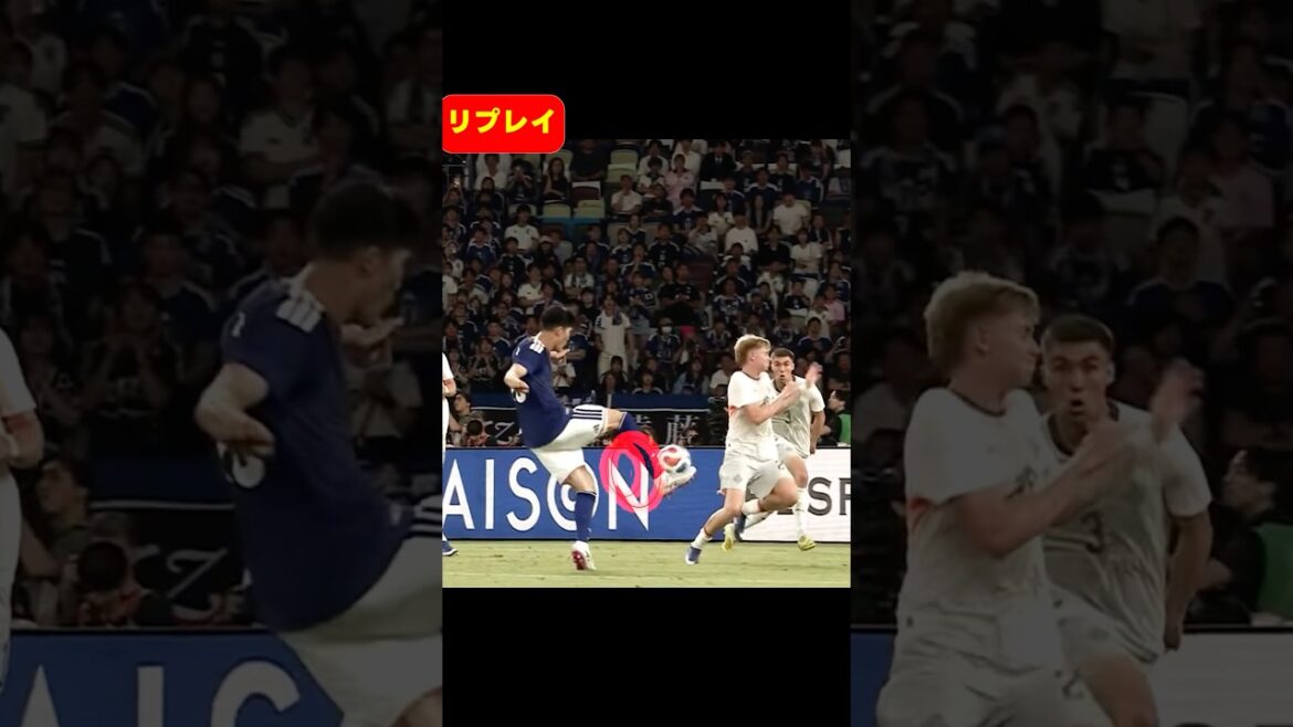 Precise pass interlocking! The day the Japanese national soccer team's Takefusa Kubo, Junya Ito, Keito Nakamura, Kiyo Ueda, and Takehiro Tomiyasu surprised Iceland with their collaboration! #soccer