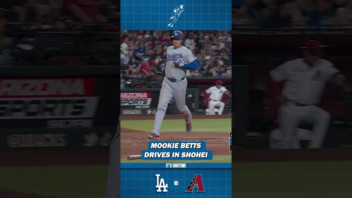 Mookie Betts RBI Single Drives In Shohei Ohtani