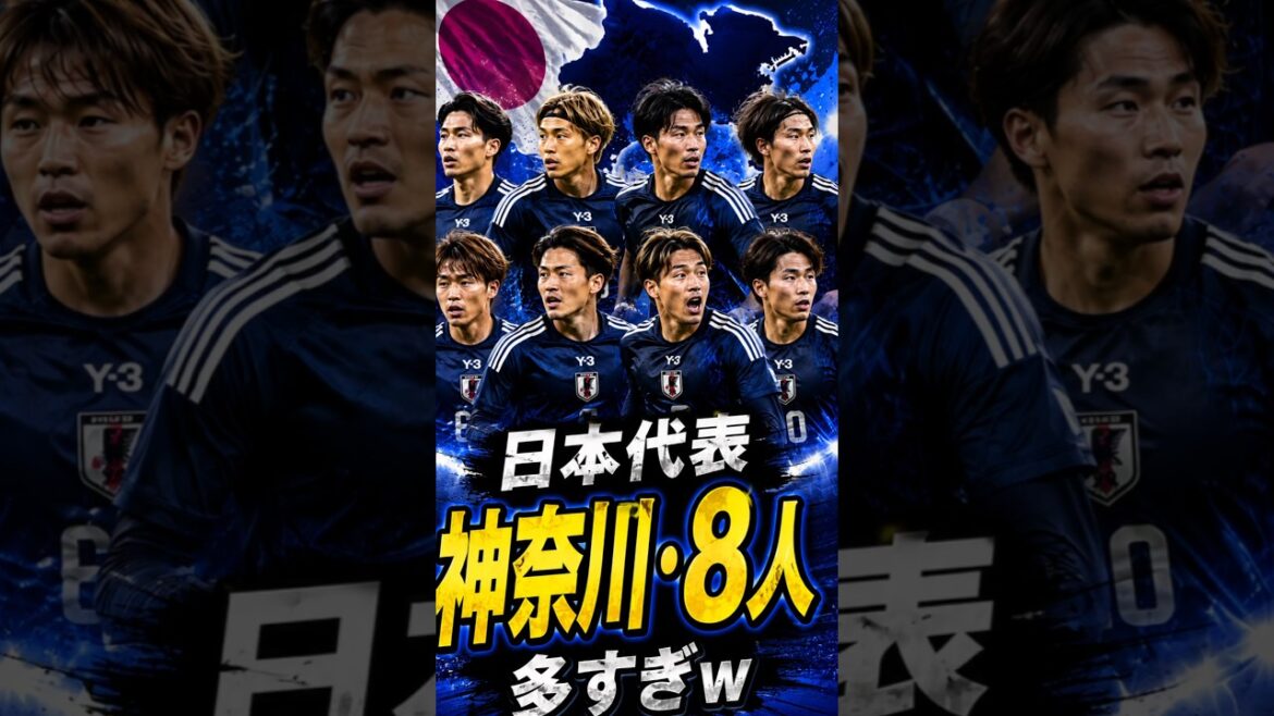8 people from Kanagawa are on the Japan World Cup representative! ? Kanagawa is a soccer kingdom