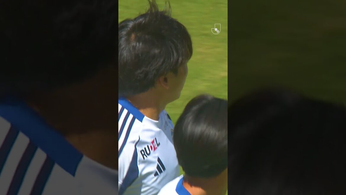 2Hotaka Nakamura perfectly timed his run to score from Yuki Soma's free kick 💥
