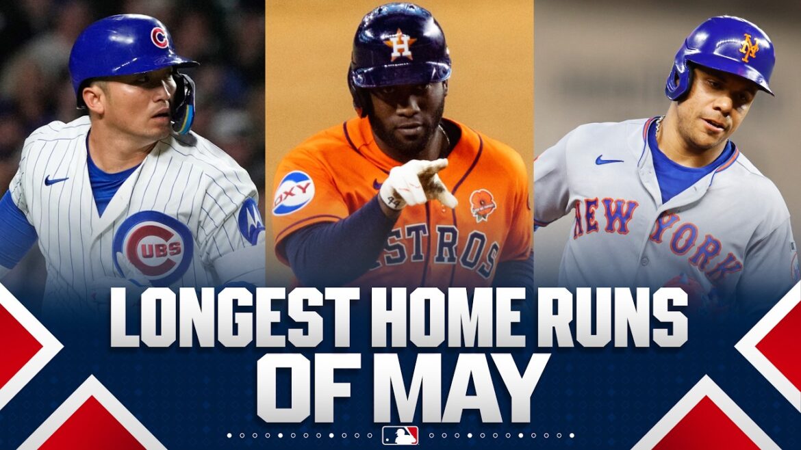 The LONGEST home runs of May 2026! 🤯💥 (Ft. Suzuki, Alvarez, Soto, Harper, and more!)