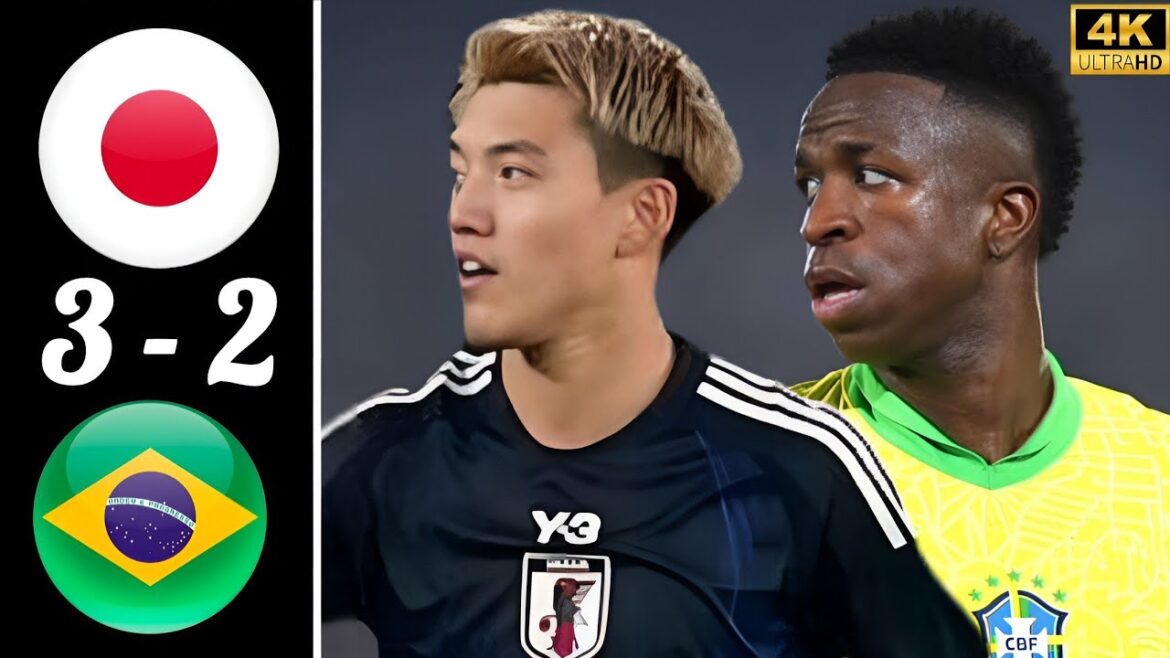 Japan's Relentless Press Shattered Ancelotti’s Brazil: Japan vs Brazil (3-2) Highlights | Full Match
