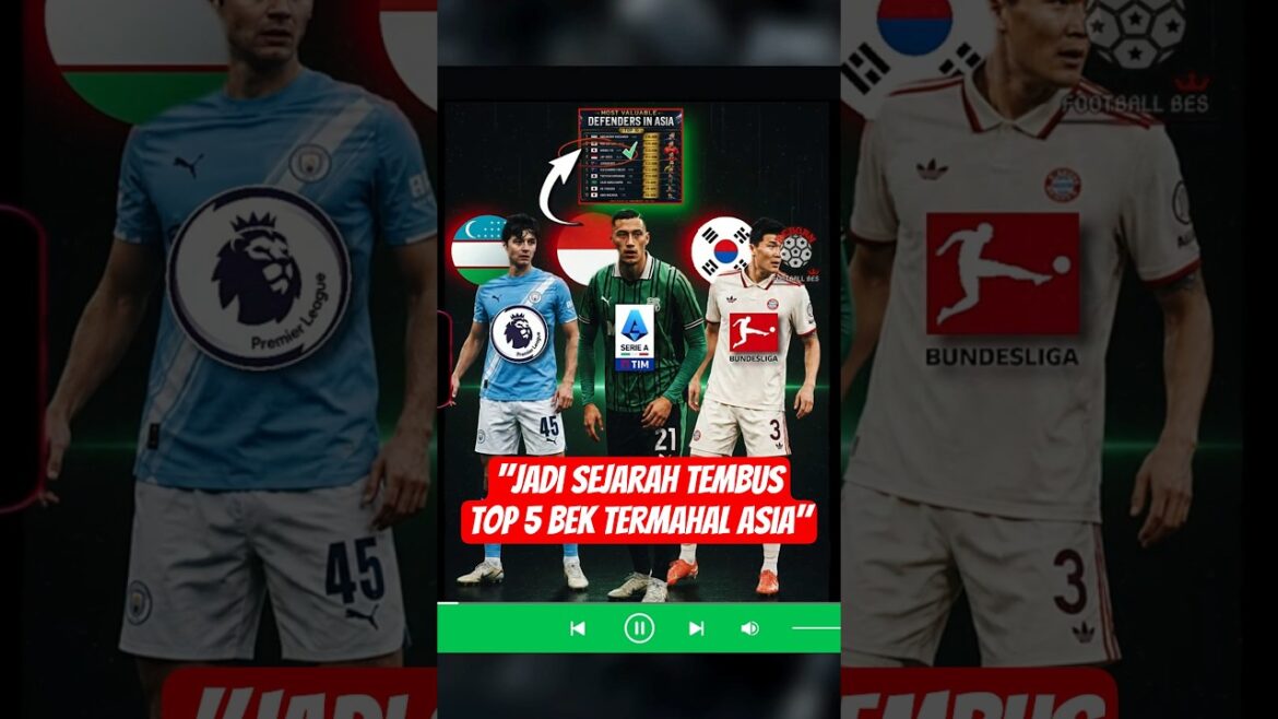 FIRST TIME IN HISTORY! THE INDONESIAN NATIONAL TEAM CAPTAIN COULD ENTER THE TOP 5 MOST EXPENSIVE DEFENDERS IN ASIA