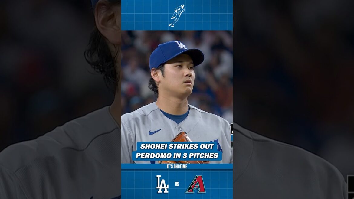 Shohei Strikes Out Perdomo In 3 Pitches