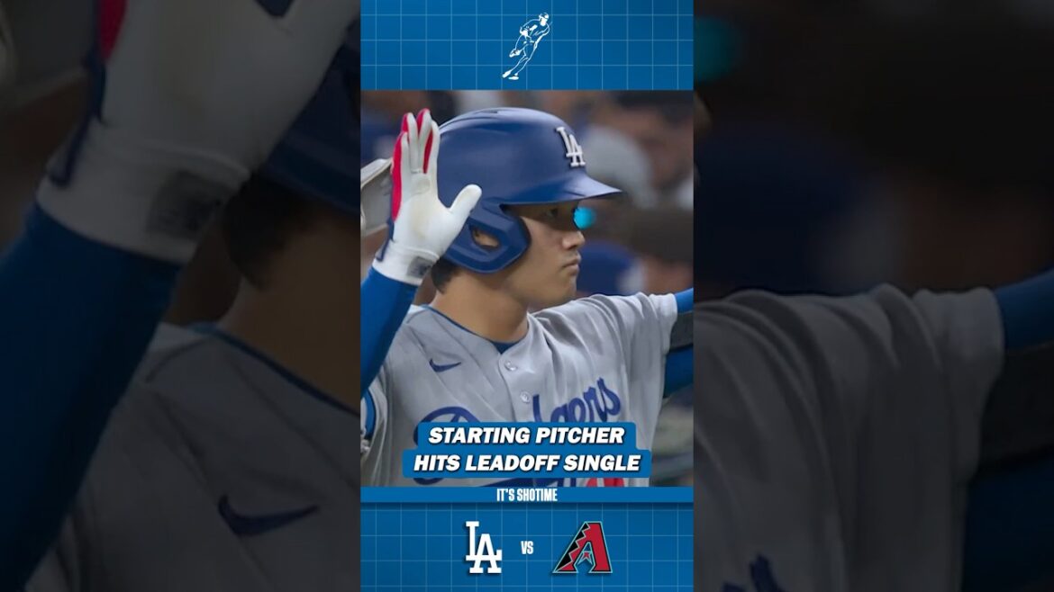 Starting Pitcher Shohei Ohtani Leads Off With A Hit