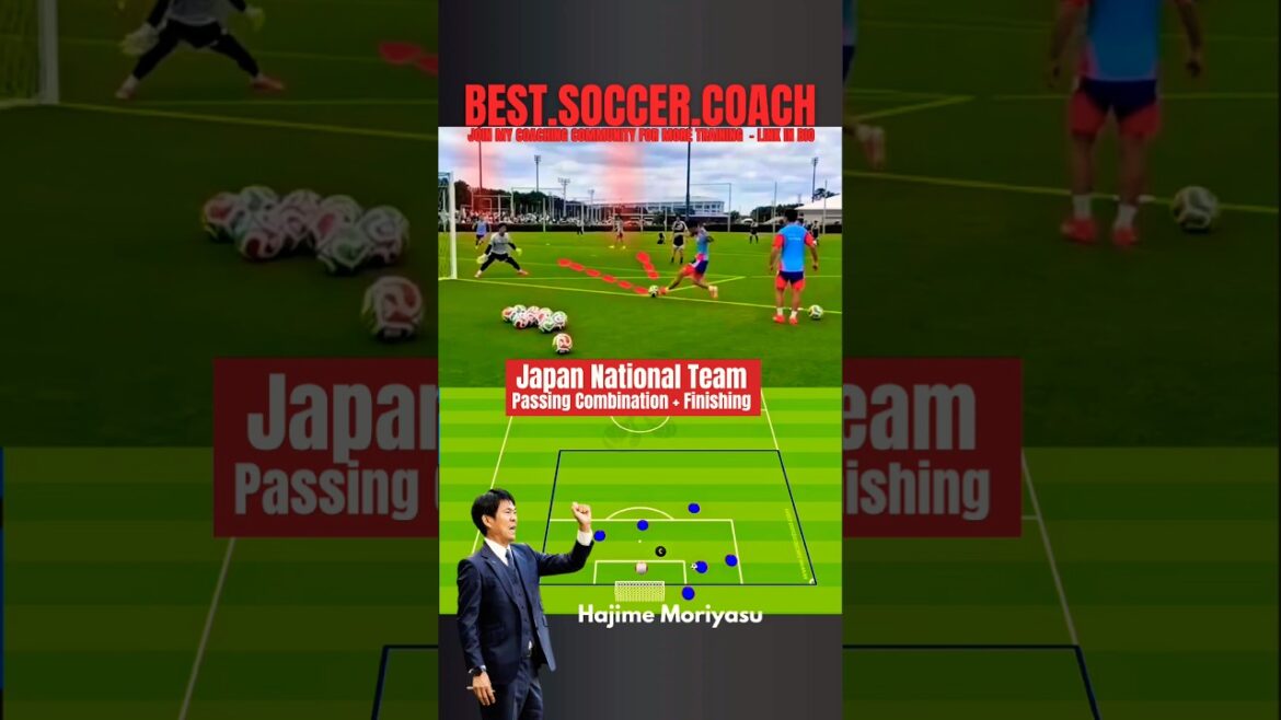 🇯🇵 Hajime Moriyasu – Japan National Team⚽ Passing Combination + Finishing