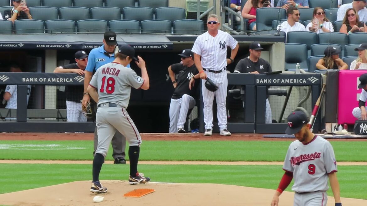 8/21/2021(SAT) MIN vs NYY 🏟Yankee Stadium /Kenta Maeda takes the mound facing the Yankees.