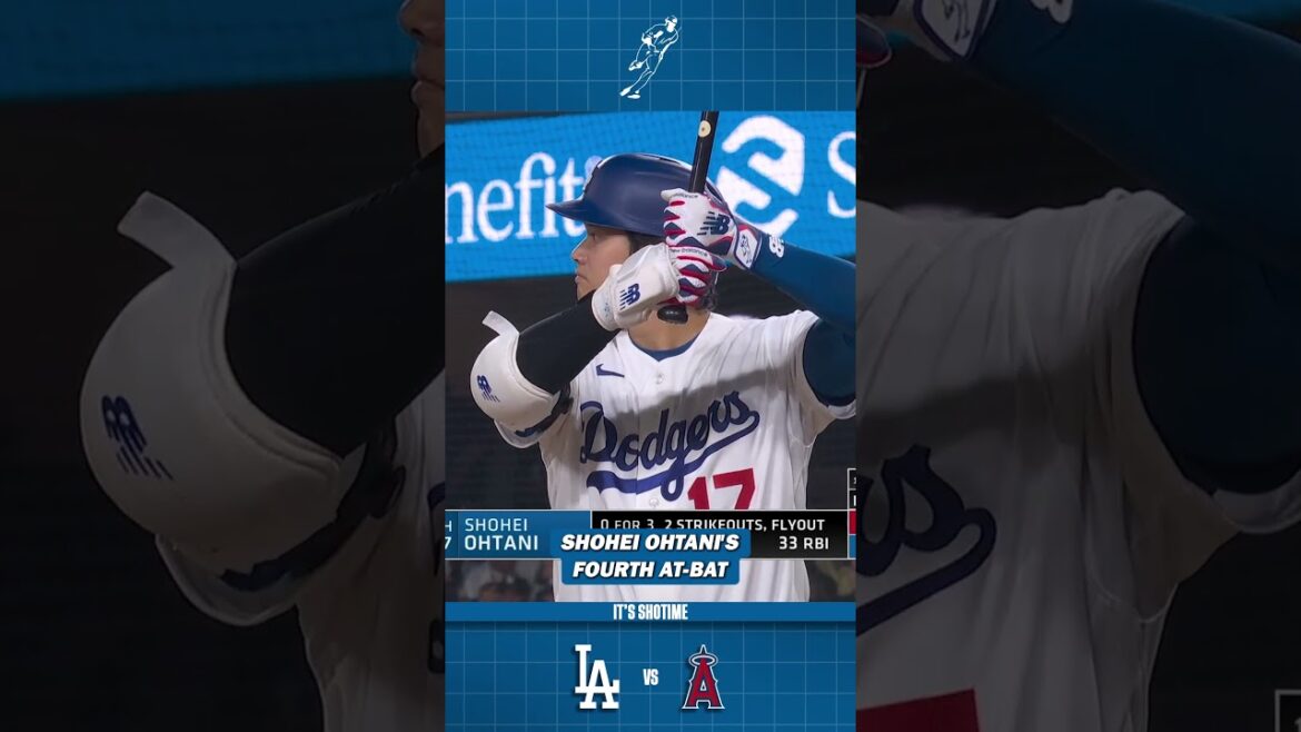 Shohei Ohtani's Fourth At-Bat VS Angels Game 1