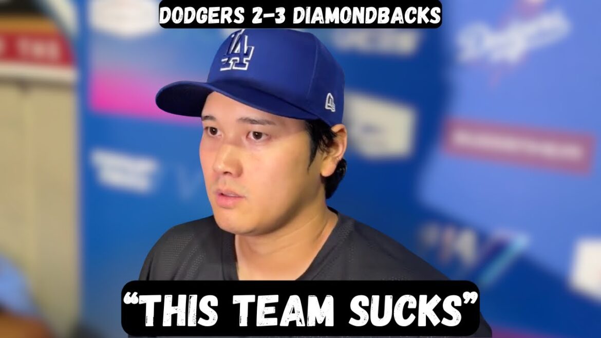 Shohei Ohtani BLASTS his team after BLOWING the game - Post Game Interview - Dodgers vs Diamondbacks