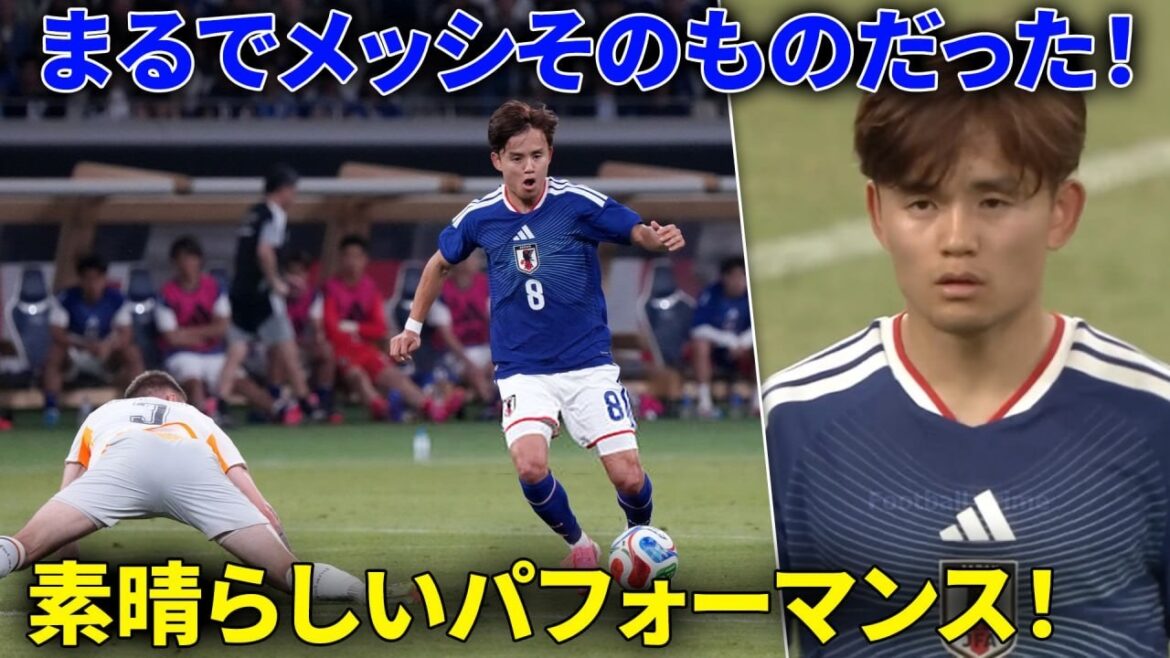 [Takefusa Kubo vs Iceland]Stunning performance by Takefusa Kubo! No wonder he is called the Messi of Japan!