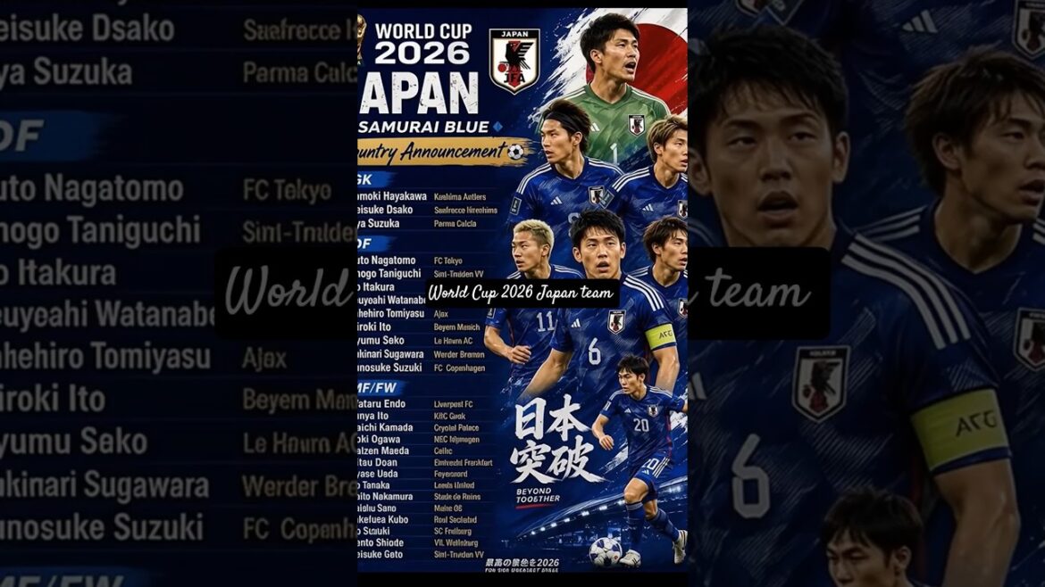 Japan’s WC2026 Squad π―π΅ NED Β· TUN Β· SWE β Can Kubo SHOCK Again? Japan's WC2026 Squad π―π΅ NED Β· TUN Β· SWE β Can Kubo SHOCK Again?