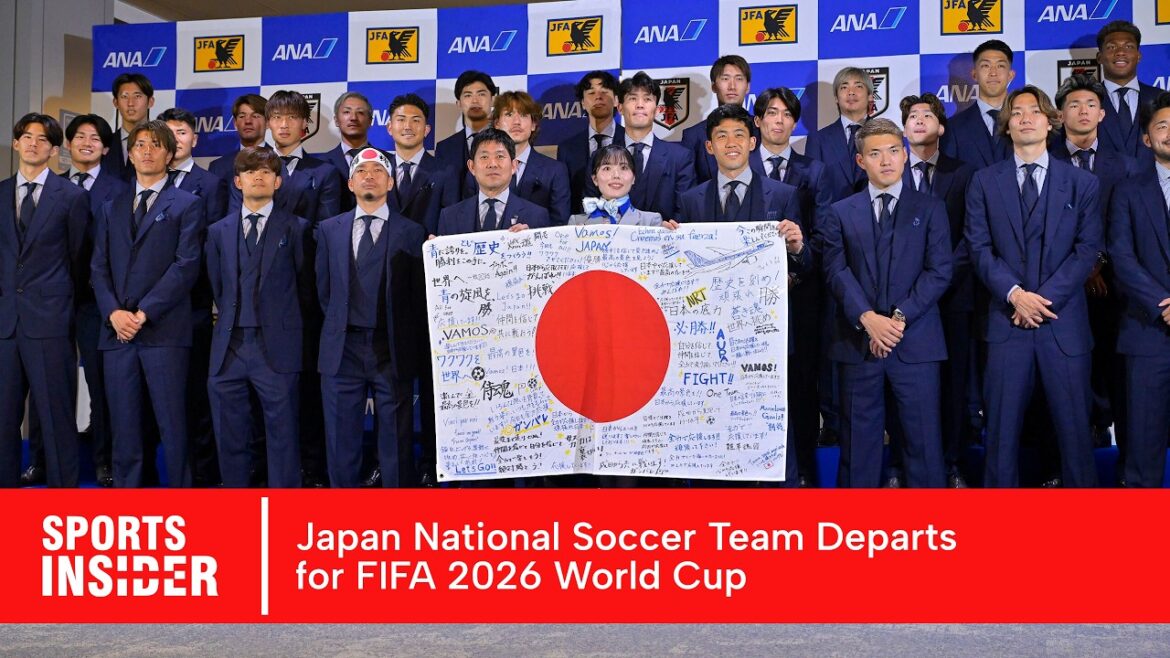 Japan National Soccer Team Departs for FIFA 2026 World Cup Training Camp with High Hopes | AD1N Japan National Soccer Team Departs for FIFA 2026 World Cup Training Camp with High Hopes | AD1N