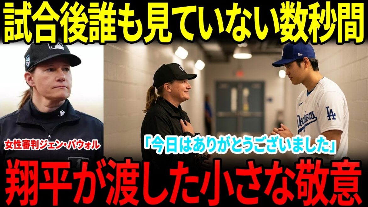 [Shohei Otani]A few seconds after the match that no one noticed... What is the "someone's pride" that Shohei protected[Reactions from overseas]