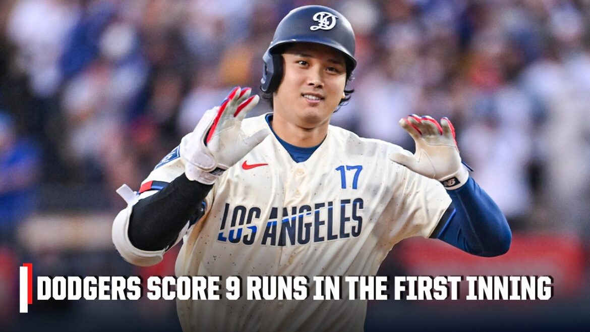 9-RUN 1ST INNING 👀 Shohei Ohtani caps off Dodgers' big inning vs. Angels with 2-run homer | ESPN MLB